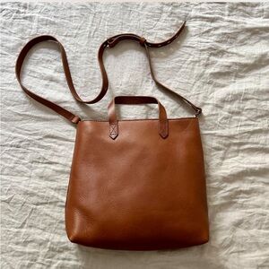 Madewell leather zip top crossbody bag NWT